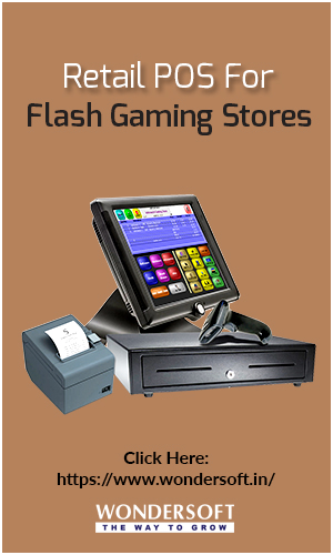 An Image Of The Best Retail POS Software On Display For Flash Gaming Stores.